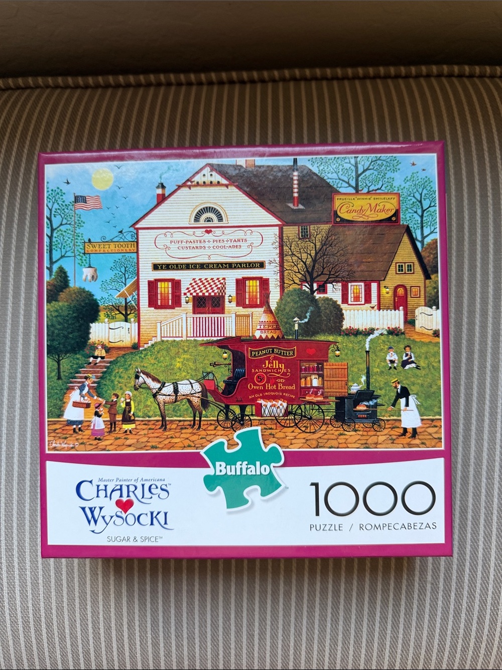 1000-Piece Country Ice Cream Parlor Puzzle - Charles Wysocki